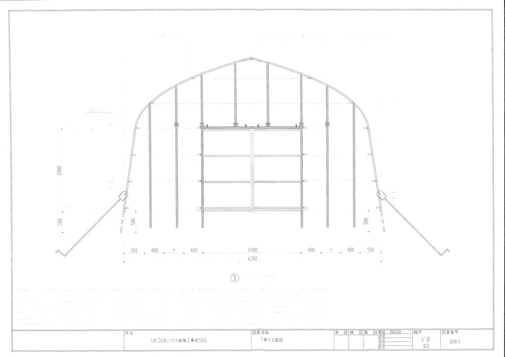 中古ビニールハウスφ31.8