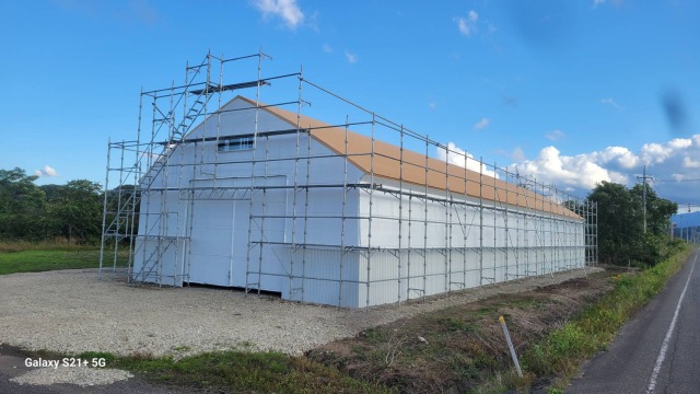 今金町、D型倉庫の代用として