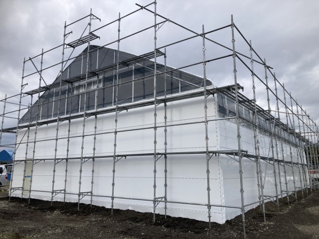 美唄市、大型農業用倉庫(トラクター、コンバインなど)