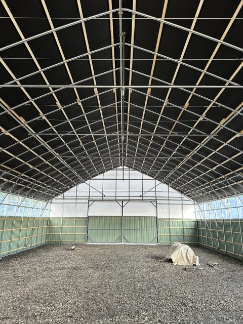 奈井江町、鉄骨倉庫の代用